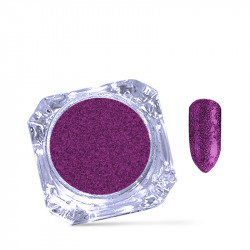 Пигментна пудра за декорация на нокти PG - Тъмно лилаво