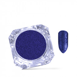 Пигментна пудра за декорация на нокти PG - Тъмно синьо