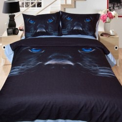 3D луксозен спален комплект с пума