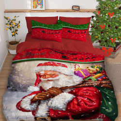 3D луксозен коледен спален комплект 9350