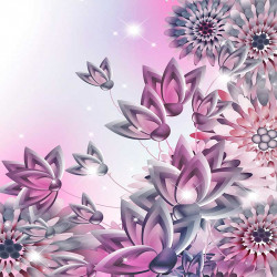 Комплект от 3D луксозно спално бельо Spring Limited 11308