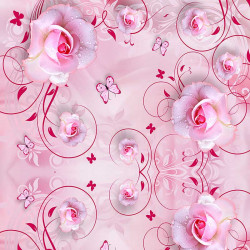 Комплект от 3D луксозно спално бельо Spring Limited 11310