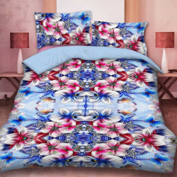 Комплект от 3D луксозно спално бельо Spring Limited 7911