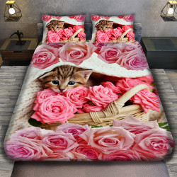 3D луксозен спален комплект РОЗИ 3D луксозен спален комплект РОЗИ