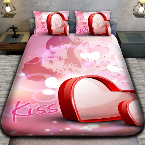 3D луксозен спален комплект KISS