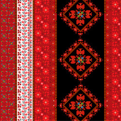 3D СПАЛЕН КОМПЛЕКТ С НАРОДНИ МОТИВИ 7237