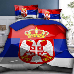 3D луксозен спален комплект Сърбия