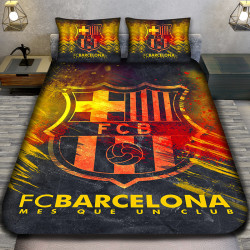 3D луксозен спален комплект FC Barcа