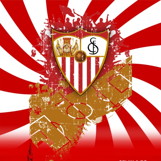 3D луксозен спален комплект Sevilla FC