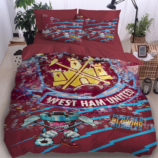 3D луксозен спален комплект West Ham United