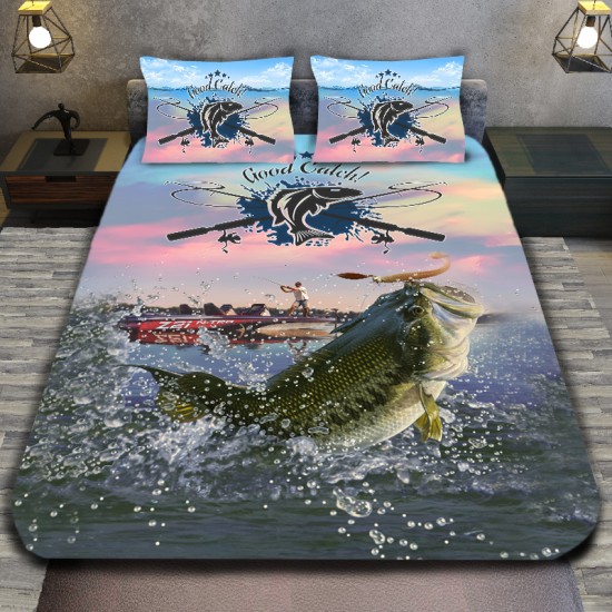 3D луксозен спален комплект Fishing