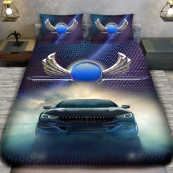 3D луксозен спален комплект 4969 + подарък надпис