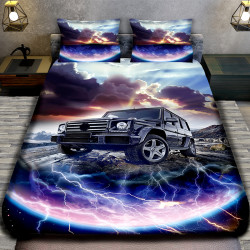 3D луксозен спален комплект 4982 + подарък надпис