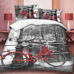 3D луксозен спален комплект велосипед