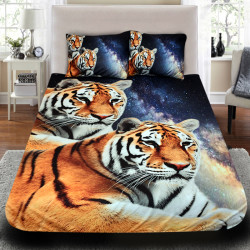 3D луксозен спален комплект Tigers