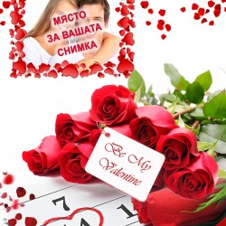 Романтичен 3D спален комплект с Ваша снимка 12091 Романтичен 3D спален комплект с Ваша снимка 12091