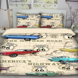 3D луксозен спален комплект Коли 13011