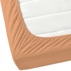 ДОЛЕН ЧАРШАФ С ЛАСТИК ОТ РАНФОРС ЦВЯТ ОХРА