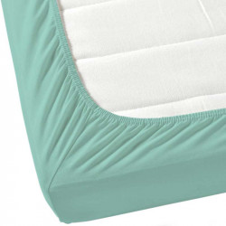 ДОЛЕН ЧАРШАФ С ЛАСТИК ОТ РАНФОРС СВЕТЛО ЗЕЛЕН