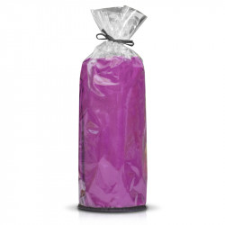 Лилав чаршаф с ластик от ранфорс