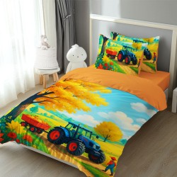 Детско спално бельо с 4K реалистичен принт „На нивата“ 14187 – Българско производство