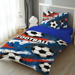 Детско спално бельо с 4K реалистичен принт „Футбол“ 14206– Българско производство
