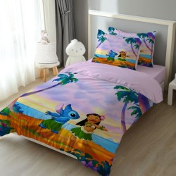 3D Детски луксозен спален комплект Stitch S2443