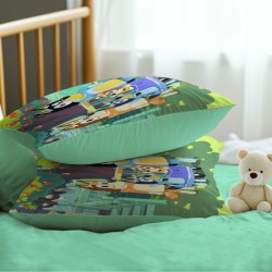 3D Детски луксозен спален комплект Bluey S2441 3D Детски луксозен спален комплект Bluey S2441