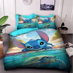 3D Детски луксозен спален комплект Stitch 13521