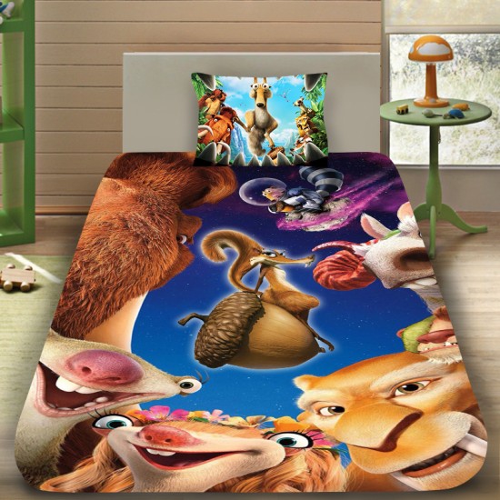 3D луксозен детски спален комлект Ледена Епоха