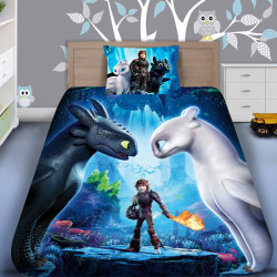 3D ДЕТСКИ СПАЛЕН КОМПЛЕКТ ДРАКОН