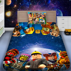 3D ДЕТСКИ СПАЛЕН КОМПЛЕКТ РОБЛОКС