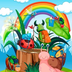 3D Детски луксозен спален комплект 12414 3D Детски луксозен спален комплект 12414