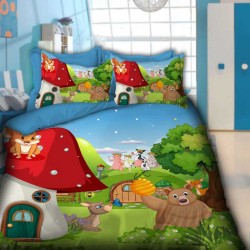 3D Детски луксозен спален комплект 12415 3D Детски луксозен спален комплект 12415