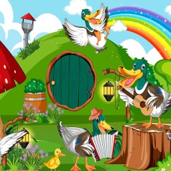 3D Детски луксозен спален комплект 12416 3D Детски луксозен спален комплект 12416