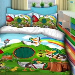 3D Детски луксозен спален комплект 12416 3D Детски луксозен спален комплект 12416