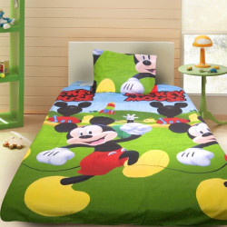 Комплект от детско луксозно спално бельо Mickey Mouse Комплект от детско луксозно спално бельо Mickey Mouse