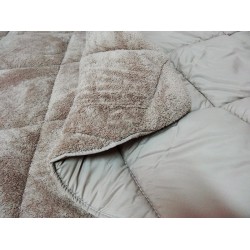 Двулицева завивка с поларен плюш Coffe Двулицева завивка с поларен плюш Coffe