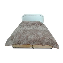 Двулицева завивка с поларен плюш Coffe Двулицева завивка с поларен плюш Coffe