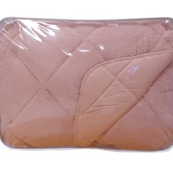 Двулицева завивка с поларен плюш Пепел от рози