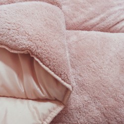 Двулицева завивка с поларен плюш Пепел от рози