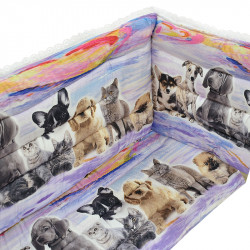 3D луксозен обиколник за кошара Kitty And Puppy 3D луксозен обиколник за кошара Kitty And Puppy