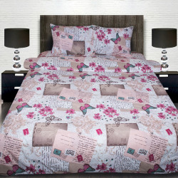 Ранфорс луксозен спален комплект от 6 части Letter Ранфорс луксозен спален комплект от 6 части Letter