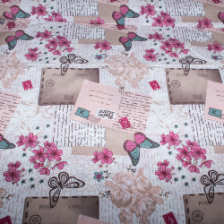 Ранфорс луксозен спален комплект от 6 части Letter Ранфорс луксозен спален комплект от 6 части Letter