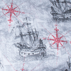 Ранфорс луксозен спален комплект от 6 части Корабни истории Ранфорс луксозен спален комплект от 6 части Корабни истории