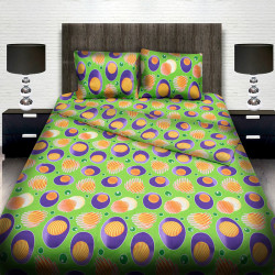 Памучен спален комплект ЗЕЛЕН ПАУН