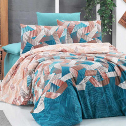 Ранфорс луксозен спален комплект от 6 части Фантазия