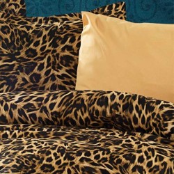Ранфорс луксозен спален комплект от 6 части Леопард Ранфорс луксозен спален комплект от 6 части Леопард