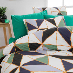 Ранфорс луксозен спален комплект от 6 части Triangle