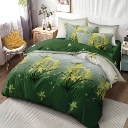 Двулицево спално бельо от 6 части с ластик Наоми Двулицево спално бельо от 6 части с ластик Наоми